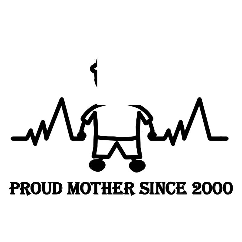 Stolzer Mutter seit 2000 eines Jungen