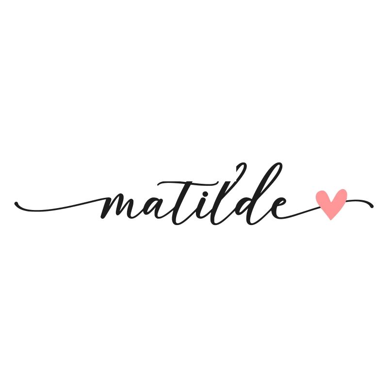 Matilde nom calligraphie Script