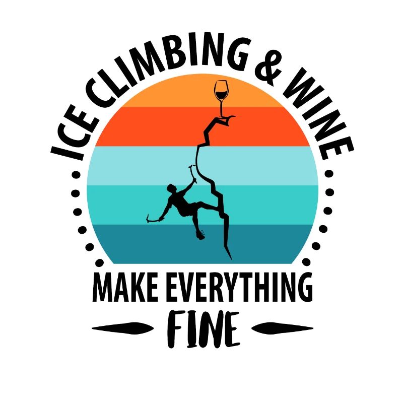 Eisklettern Eiskletterer Eispickel Bergsteigen