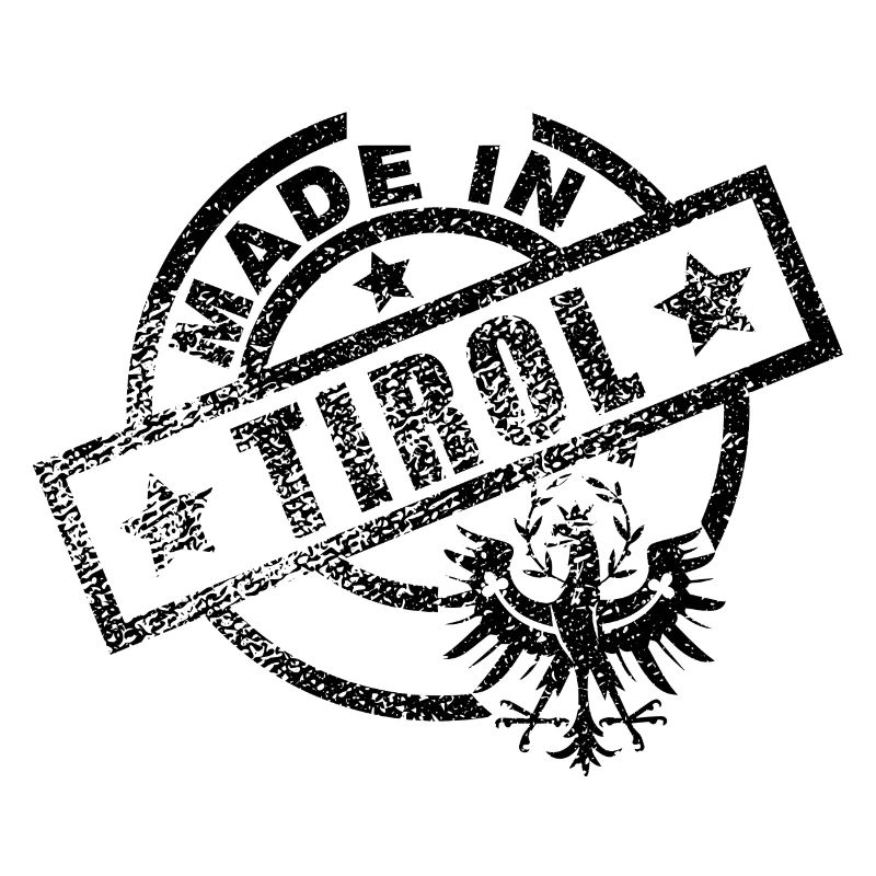 Made in Tyrol Dialect Coat of Arms Eagle Gift