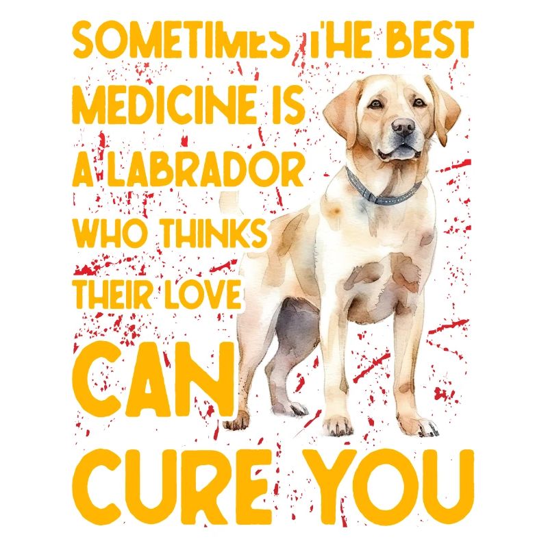 Labrador Lustiger Spruch