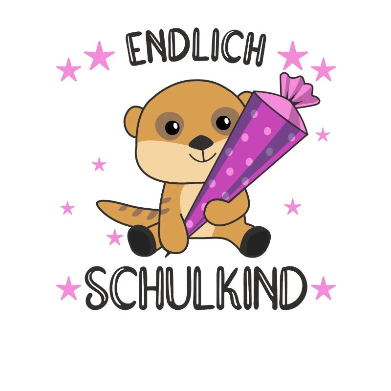 Erdmännchen Schule Einschulung Kita 2021 Schulkind