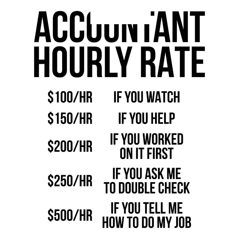 Comptable taux horaire cadeau comptable