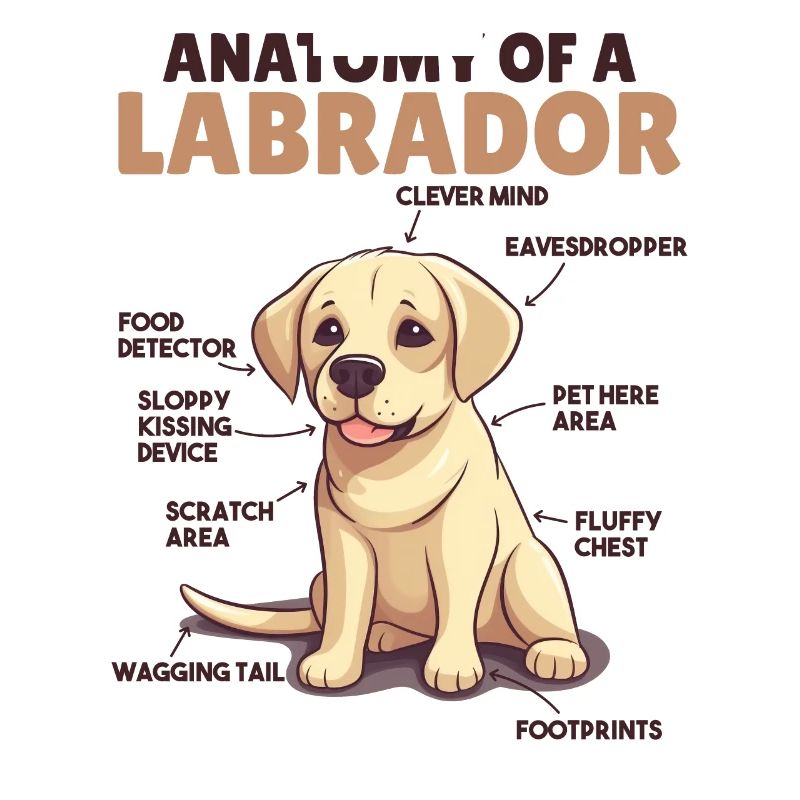 Explication du chien Anatomie d’un Labrador
