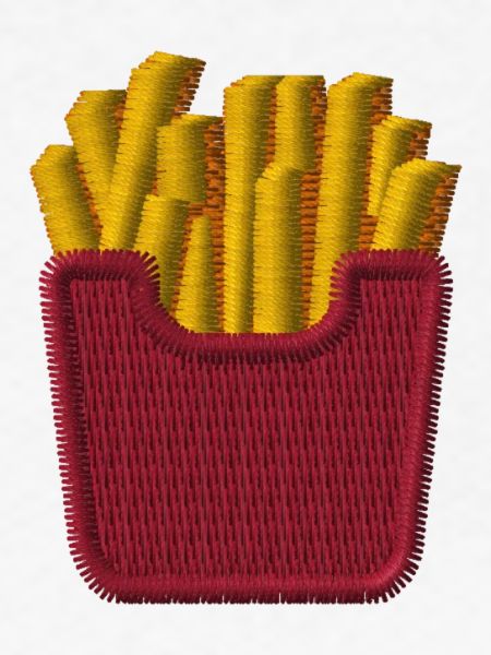 Pommes bestickt