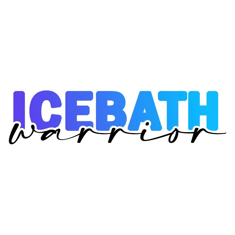 Ice bath "winter swimmer" ice-cold ice bath