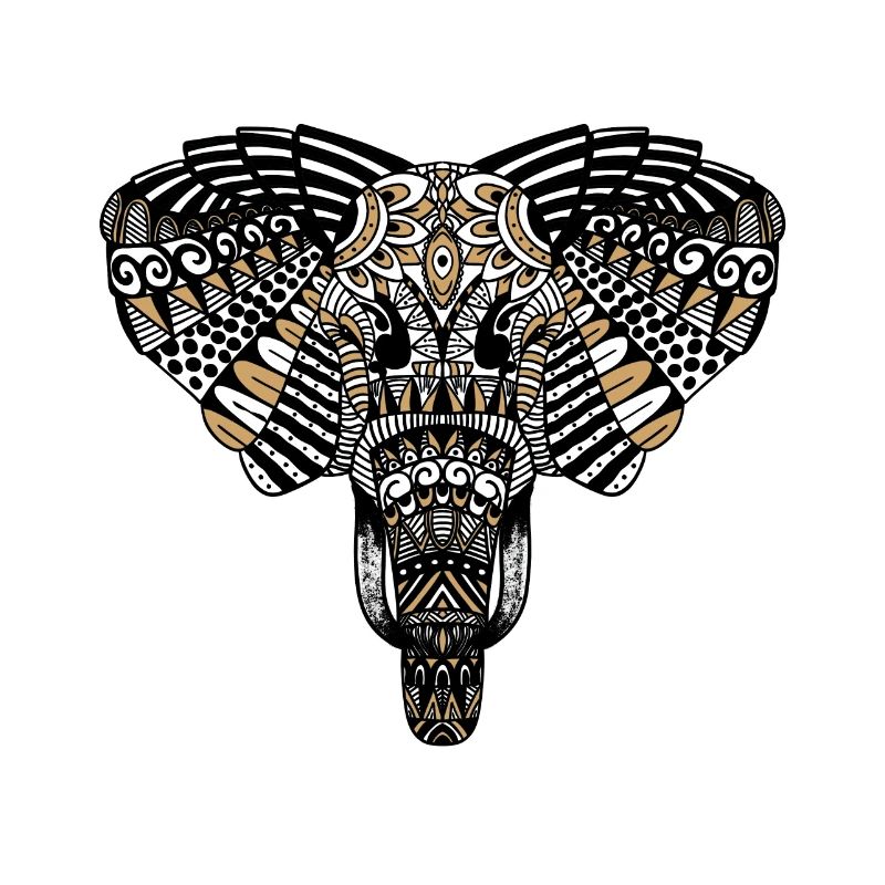 Elefant Mandala perfekte Geschenkidee
