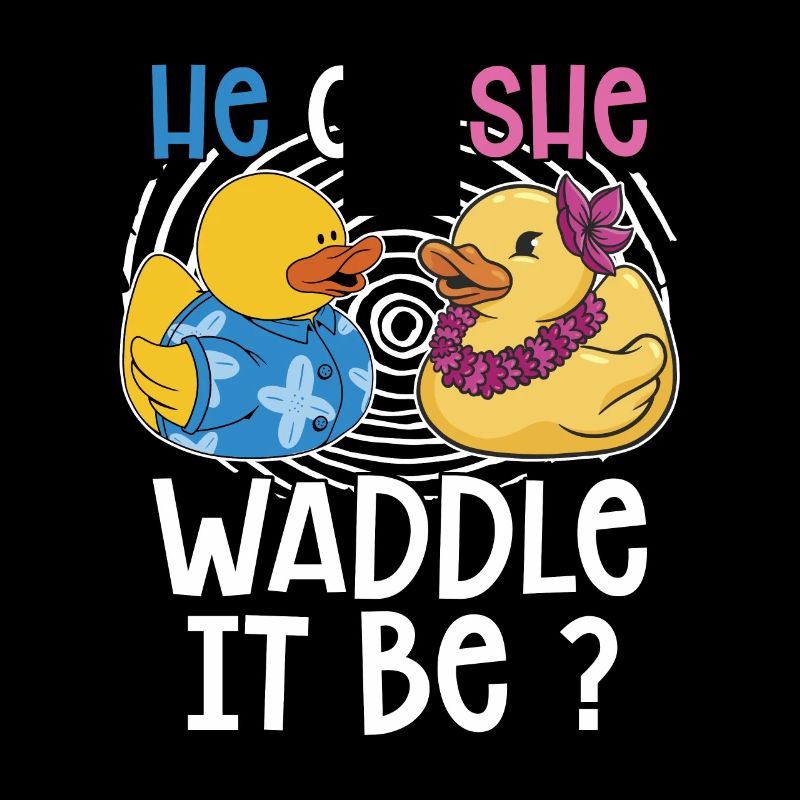 Er Oder Sie Watschelt Es Sein?