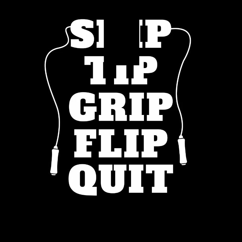 Skip Tip Grip Flip Quit Springseil Springseil