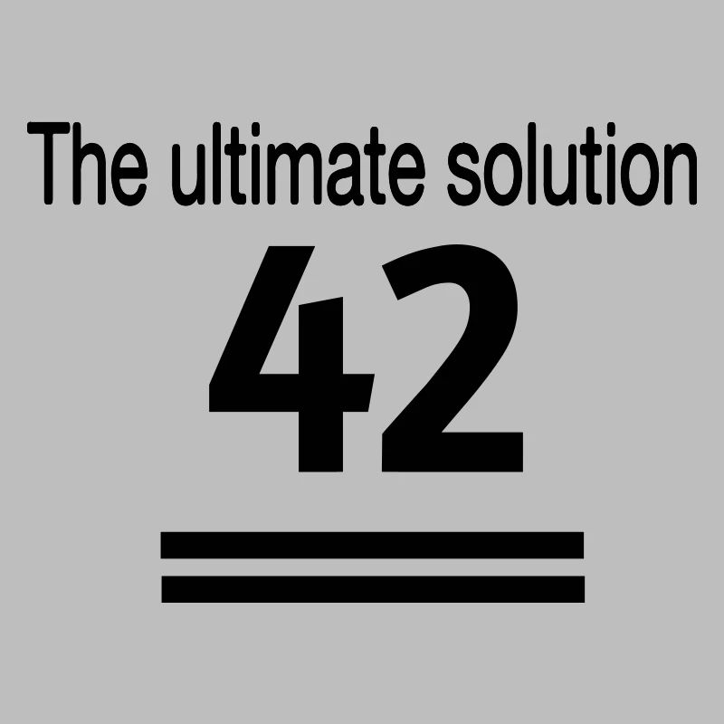 The ultimate solution