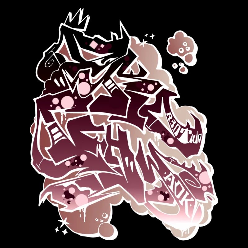 Dragon Graffito Abstrait