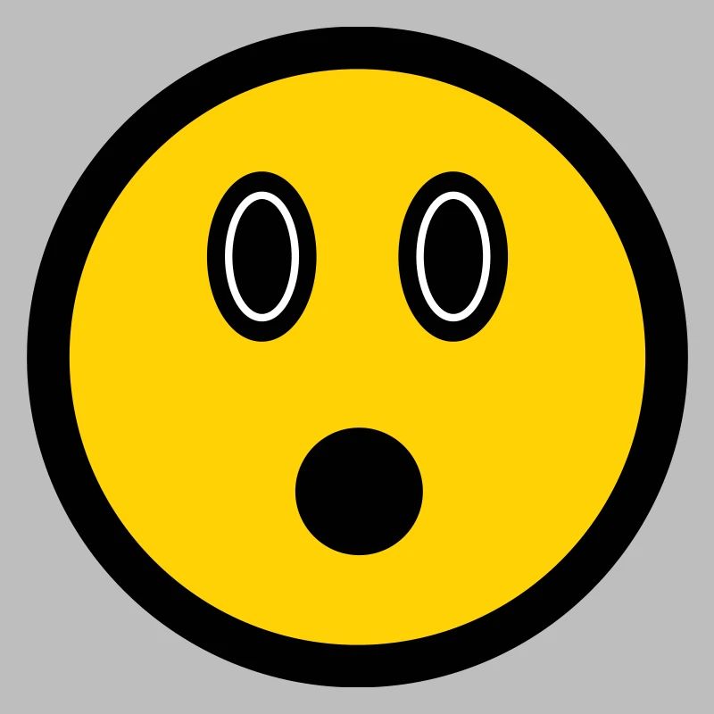 Émoticône perplexe - Symbole d’image - Stroke Face