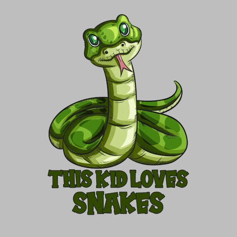 Enfant Serpent Tenue Serpent Serpent Natter Python