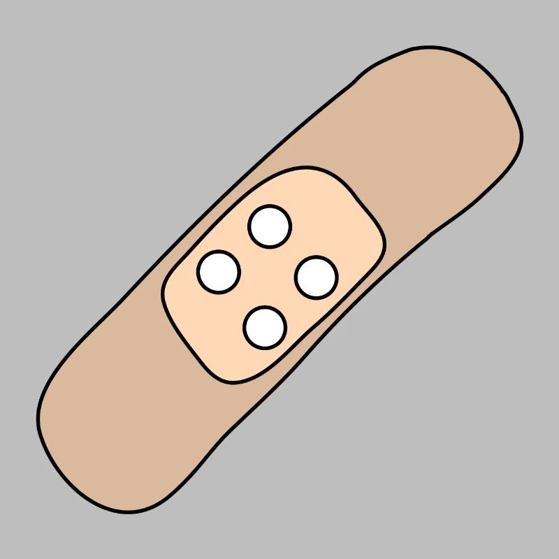 Patch, blessure, blessure, guérison, idée cadeau