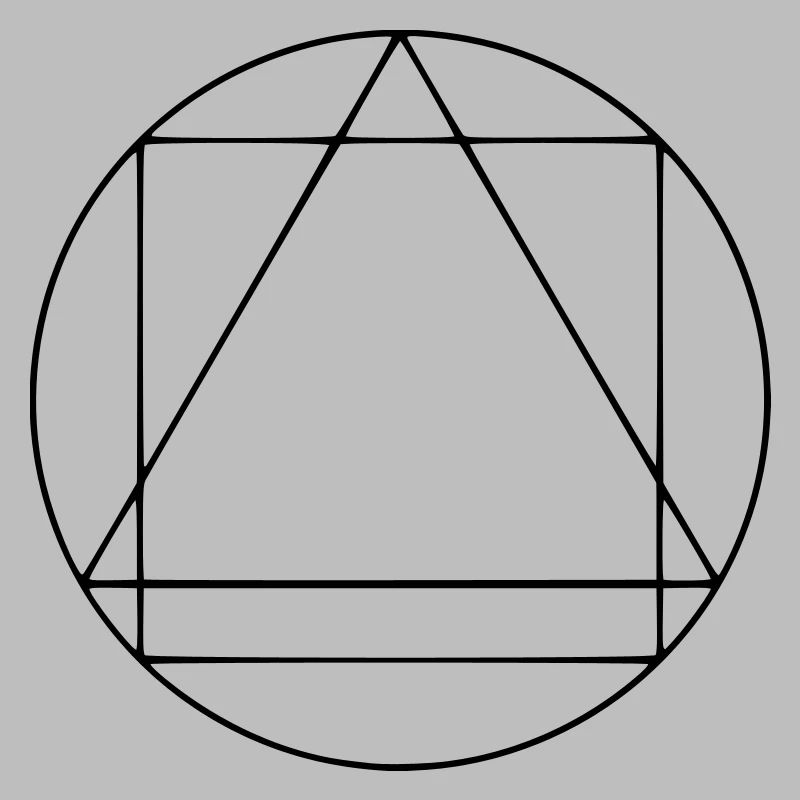 GEOMETRIC PATTERN - SQUARE - TRIANGLE - CIRCLE