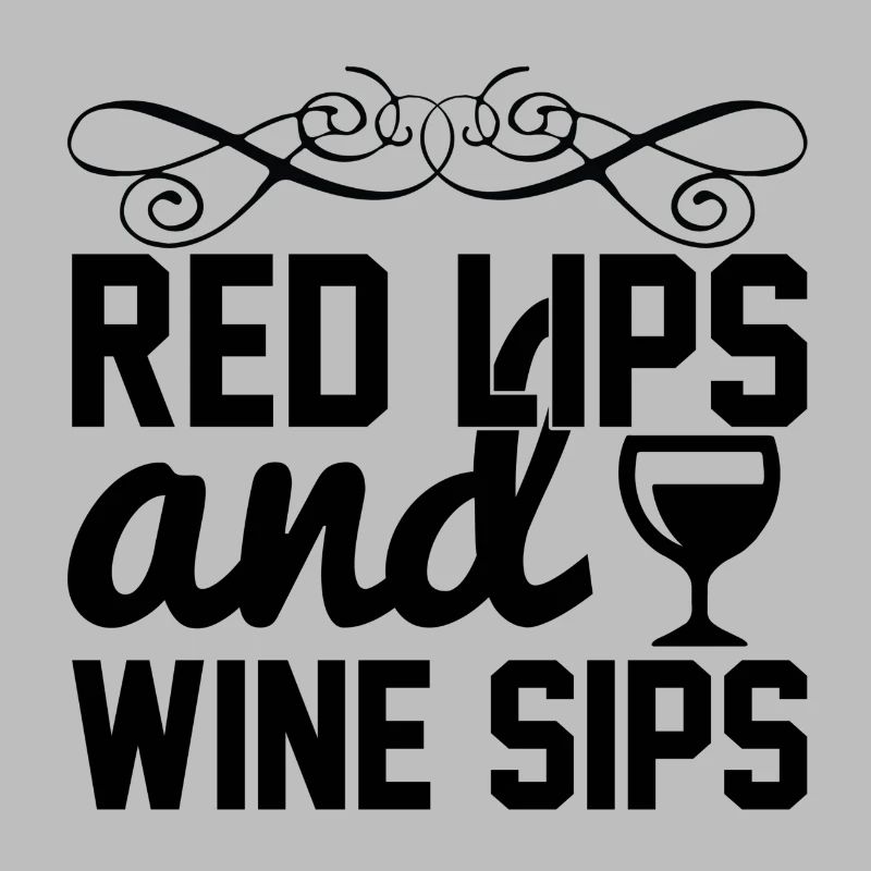 Red Lips and Wine Sips