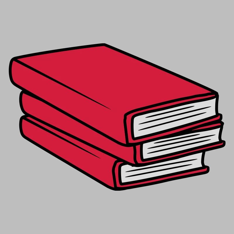 3 Books Stack Design