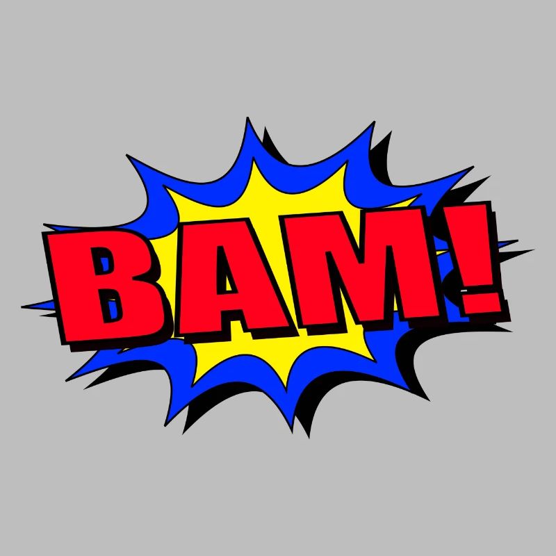 Bam comic slogan