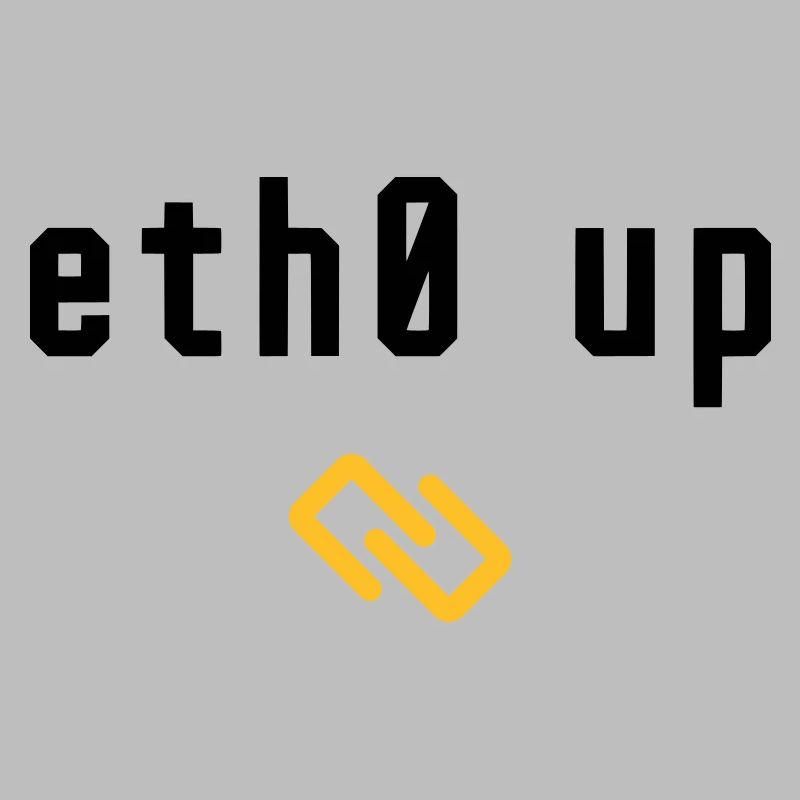 ETH0 UP - LINK CONNECTED - LINUX SHELL