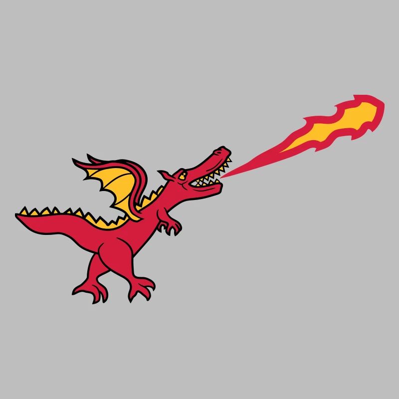 flammes de cracheur de feu chaud courir aller gran