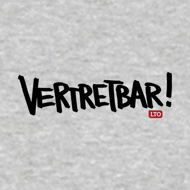 VERTRETBAR Schwarz