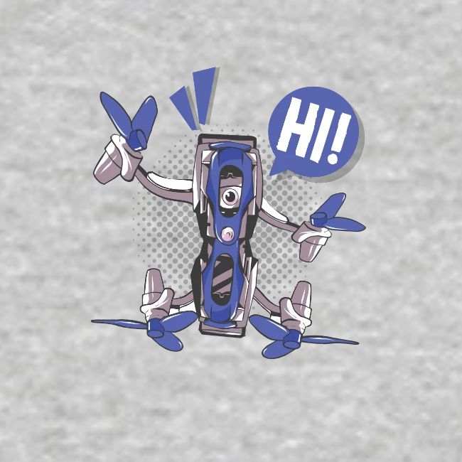 Quadcopter Robot Says "Hi"