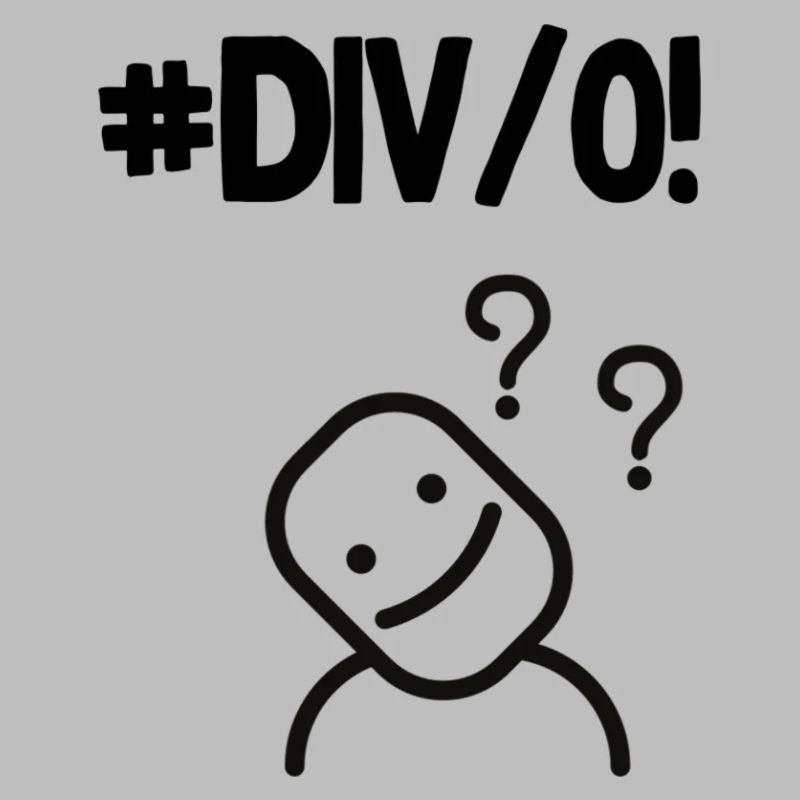 #DIV/0! Excel Error