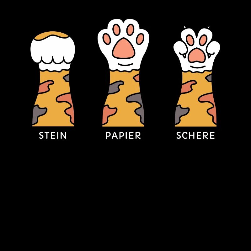 Ciseaux à papier de pierre