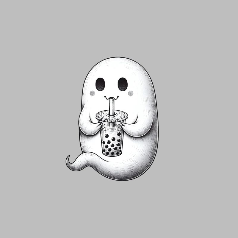 Ghost Drinks Bubble Tea