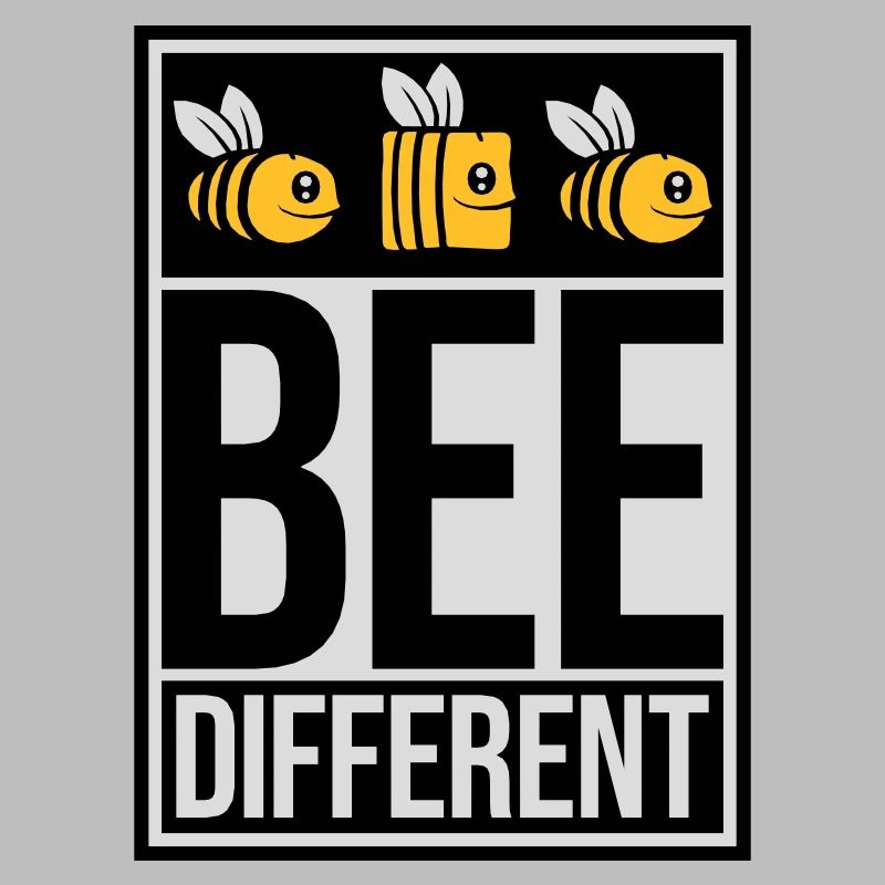 bee different Spruch Zitat