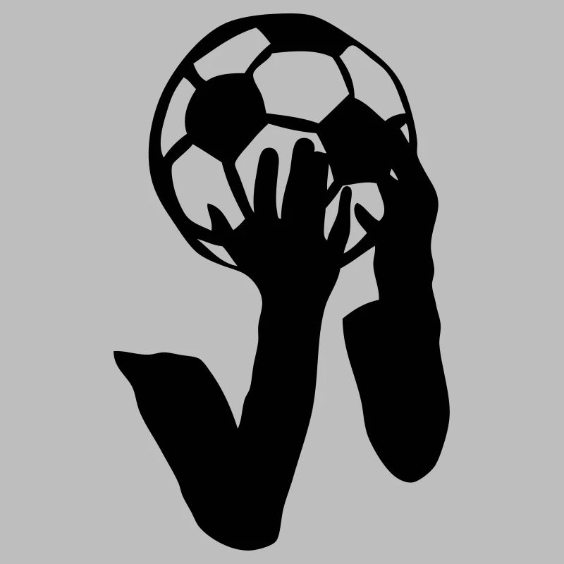 Fußball Kopfgriff Logo