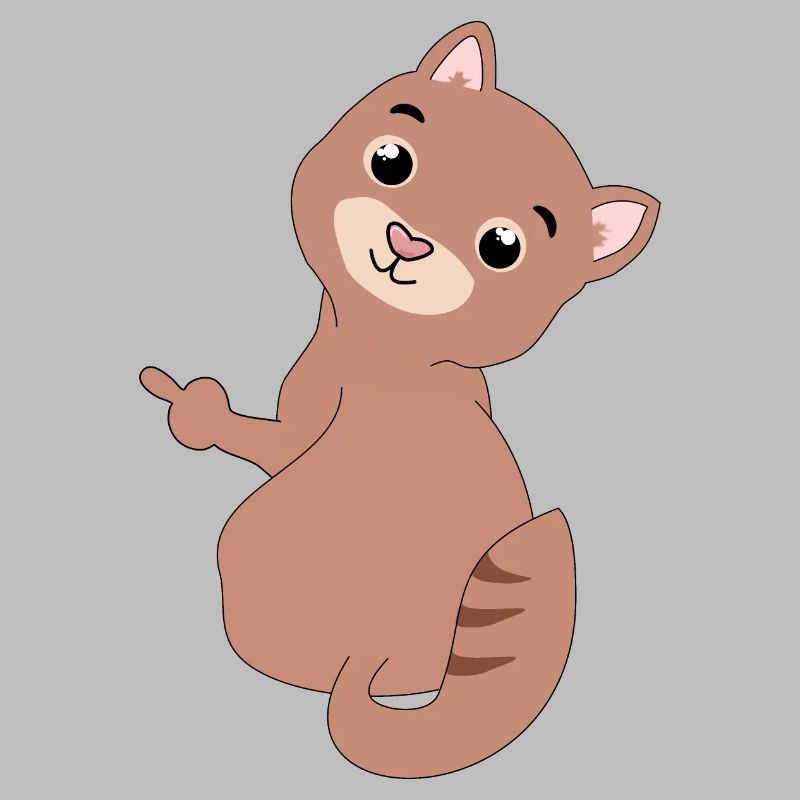 Katze Mittelfinger