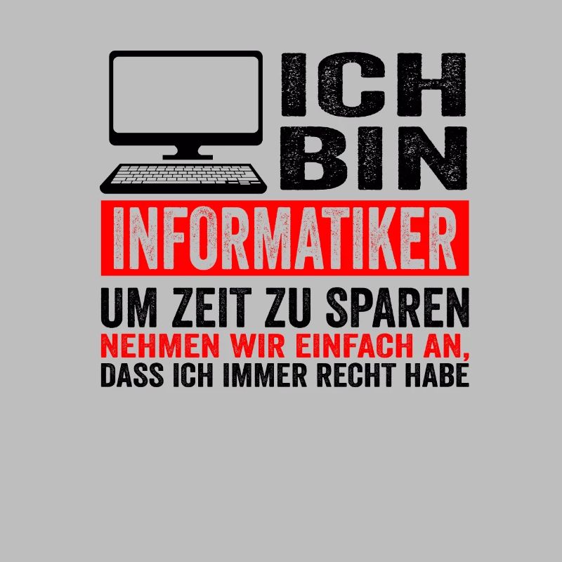Informatiker IT Experte Informatik Informatik Lust