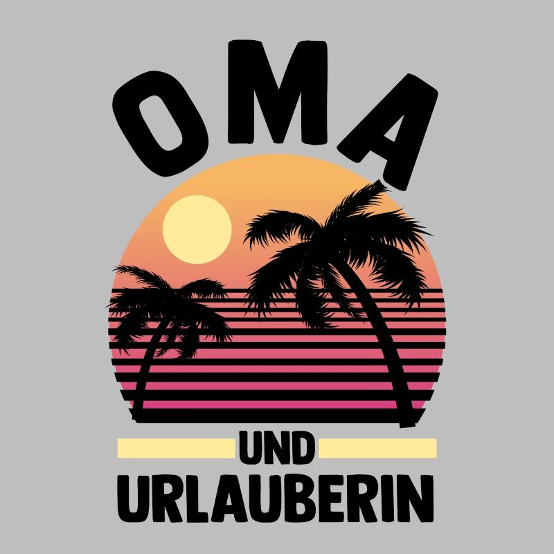 Urlaub Urlauberin Großmutter Oma