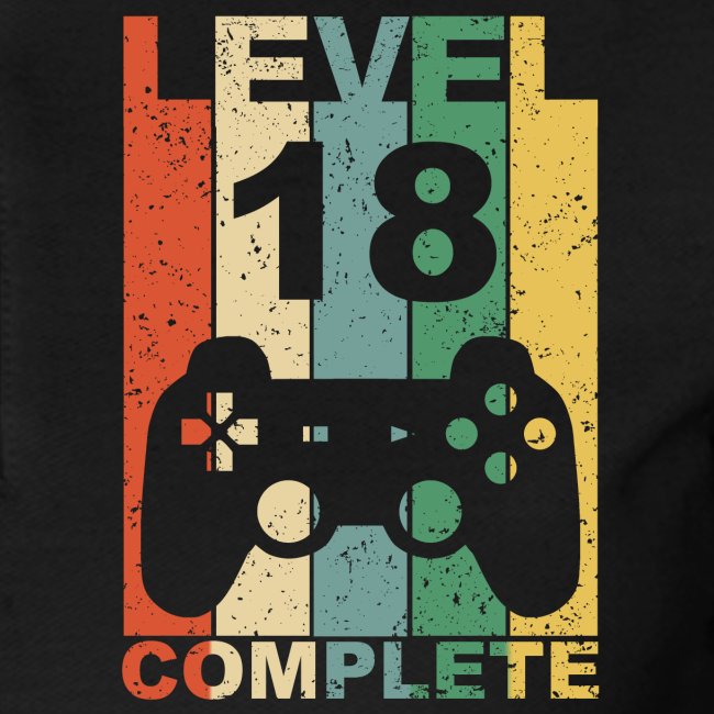 18. Geburtstag 18 Jahre Level Complete