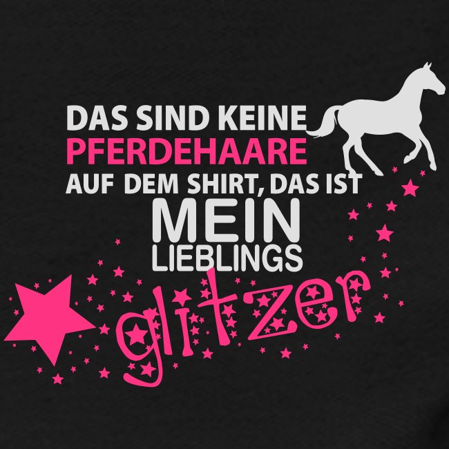 Glitzer Pferd - Frauen Polo Shirt