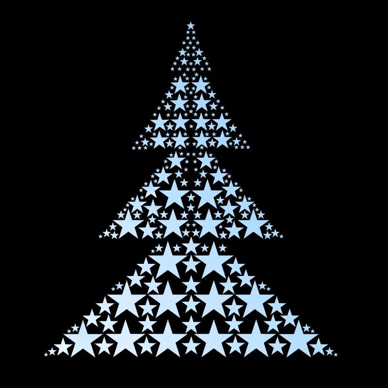 Blauer Weihnachtsbaum