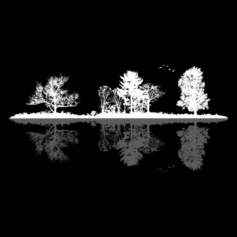 mirrored forest