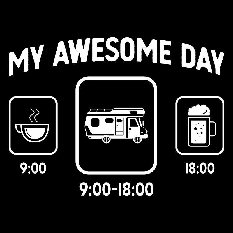 My great day - Beer - Camping Van -