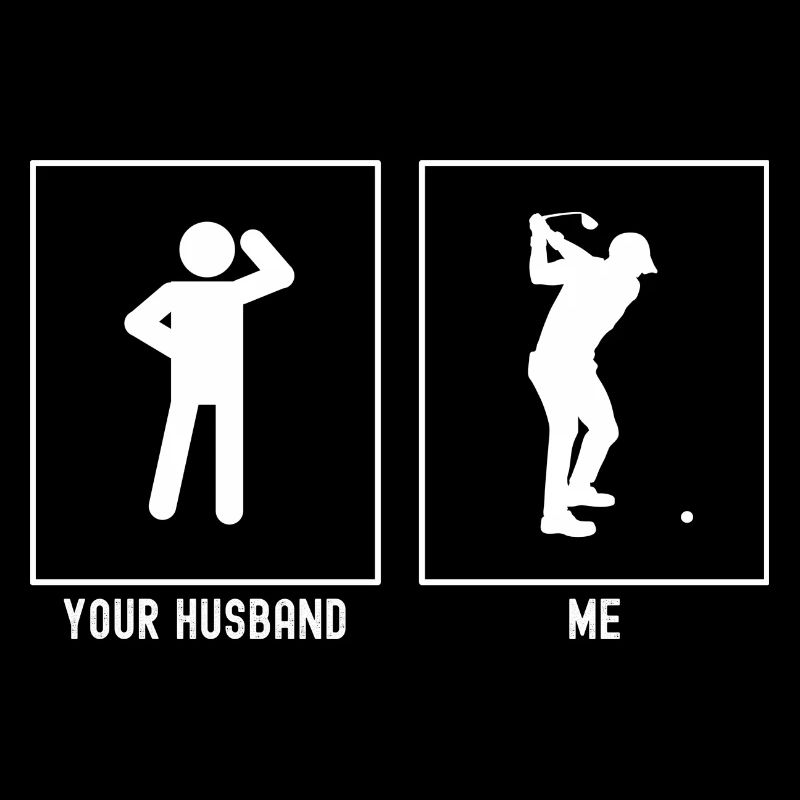 Son mari - Moi - Golf Prep Swing
