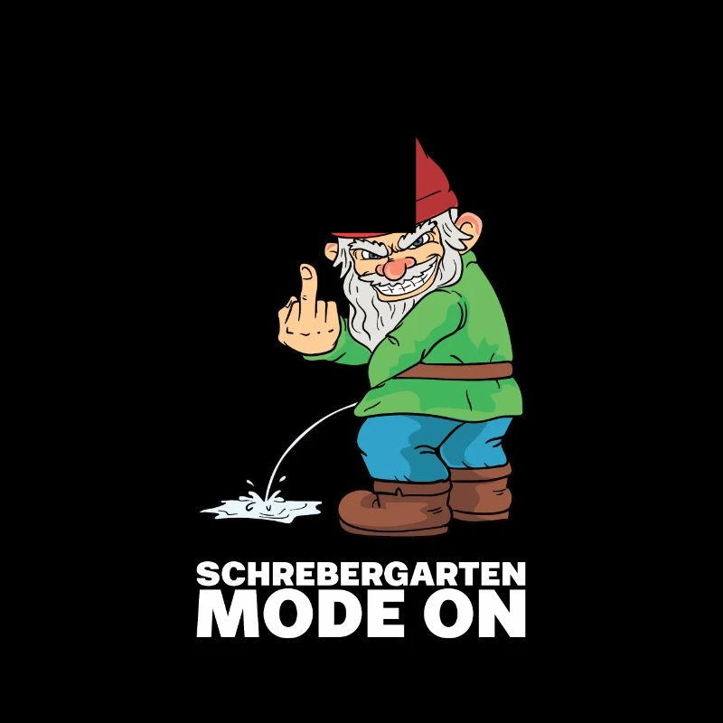 Schrebergarten Mode On Böser Gartenzwerg