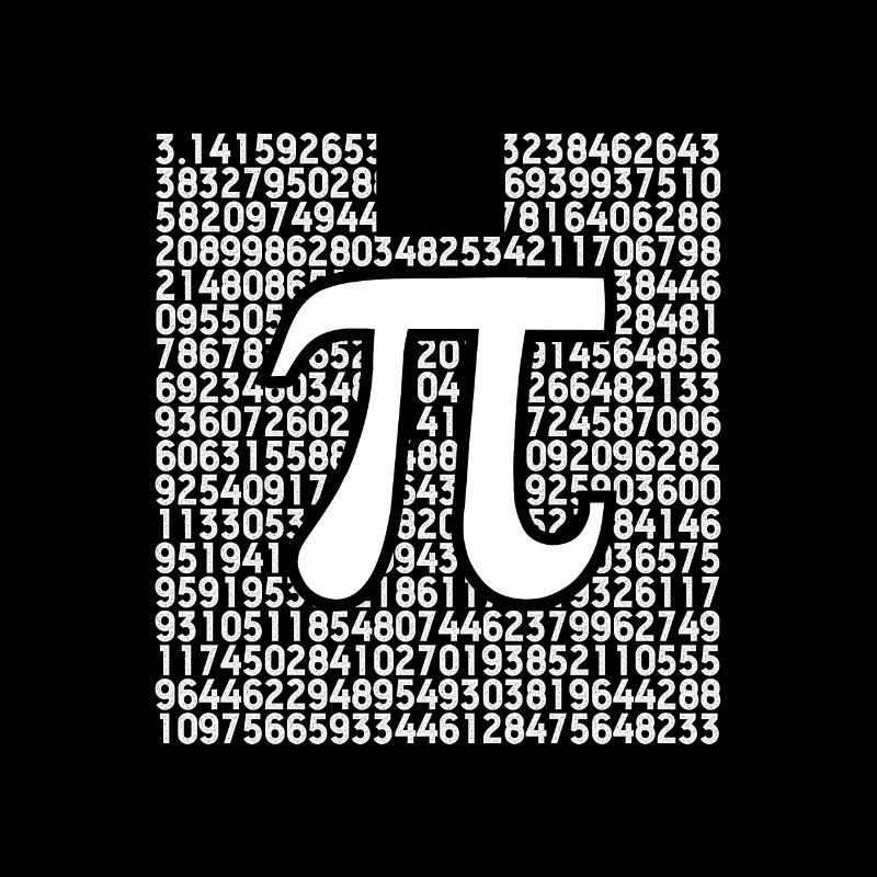 Maths de maths de cadeau de maths de pi