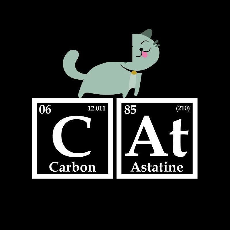 Chat comme éléments chimiques