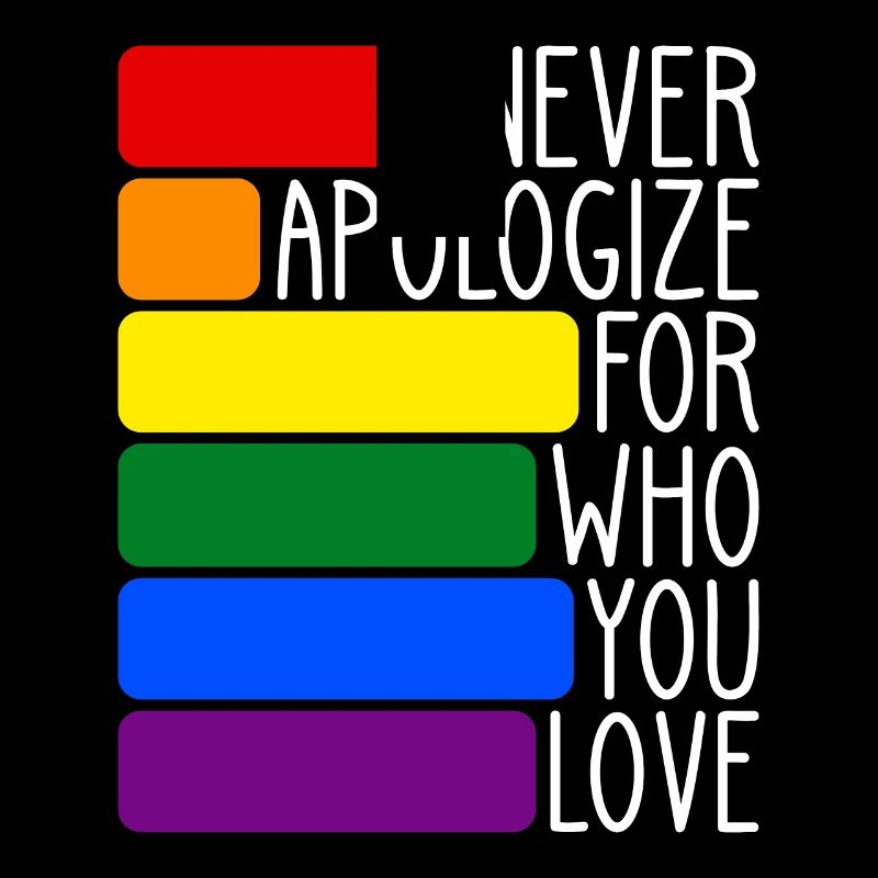 LGBT Homo Ehe Liebe Regenbogen Flagge CSD Geschenk