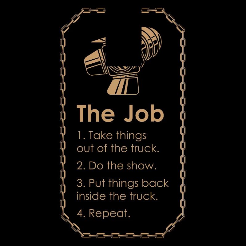 STAGEHAND CREW THE JOB cadeau technicien éclairage
