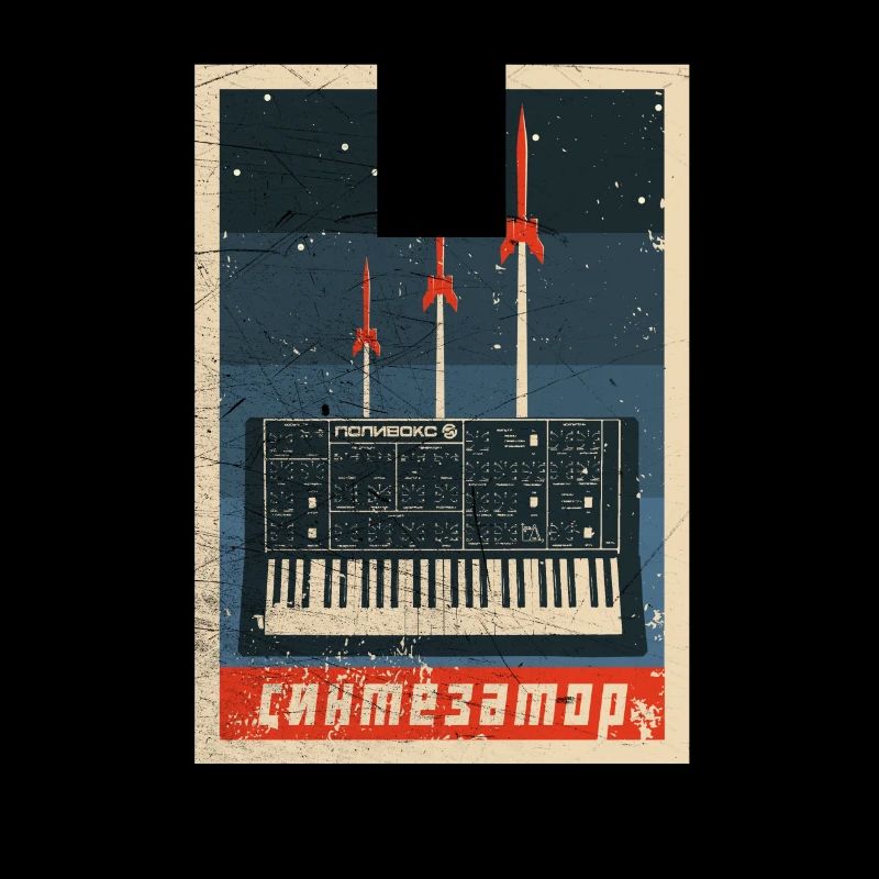 Vintage Sowjetischer Synthesizer - Analoges UdSSR-Design