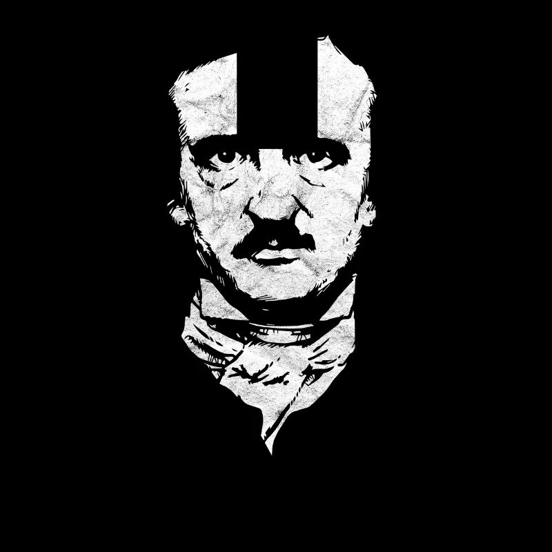 Edgar Allan Poe Gothic Raven Nevermore Englisch