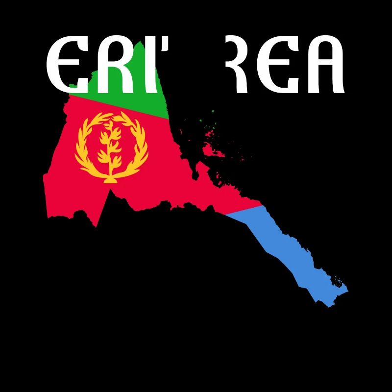 Carte Érythrée Idée cadeau drapeau Habesha