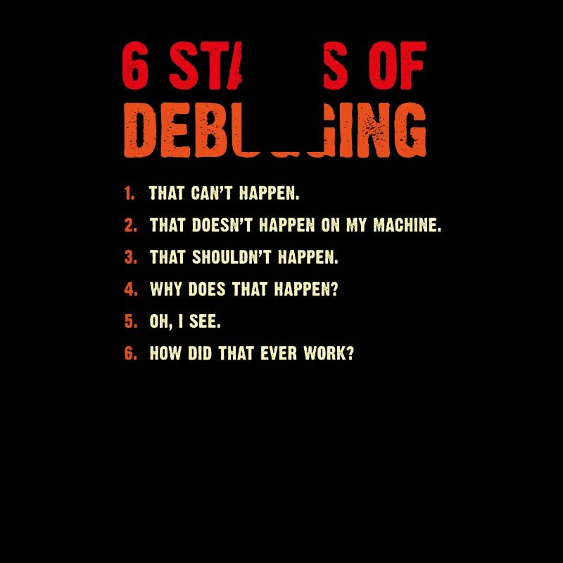 Développeur débogage Computer Scientist Geek Coder