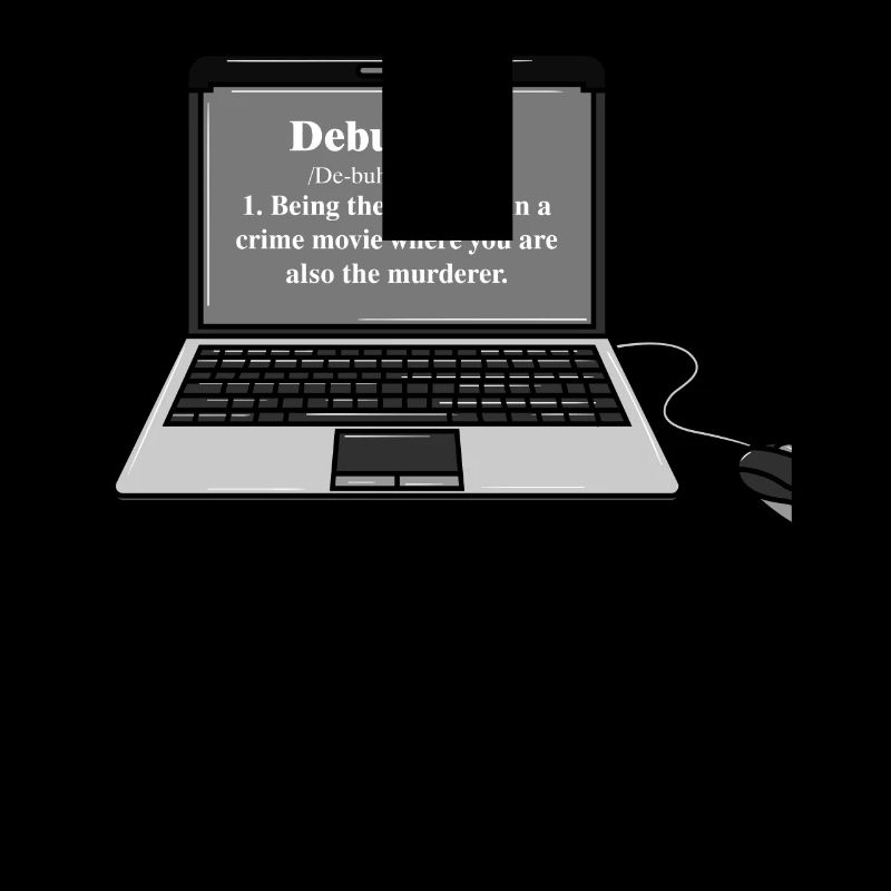 Lustiges Computer Debugging Programmierer Design